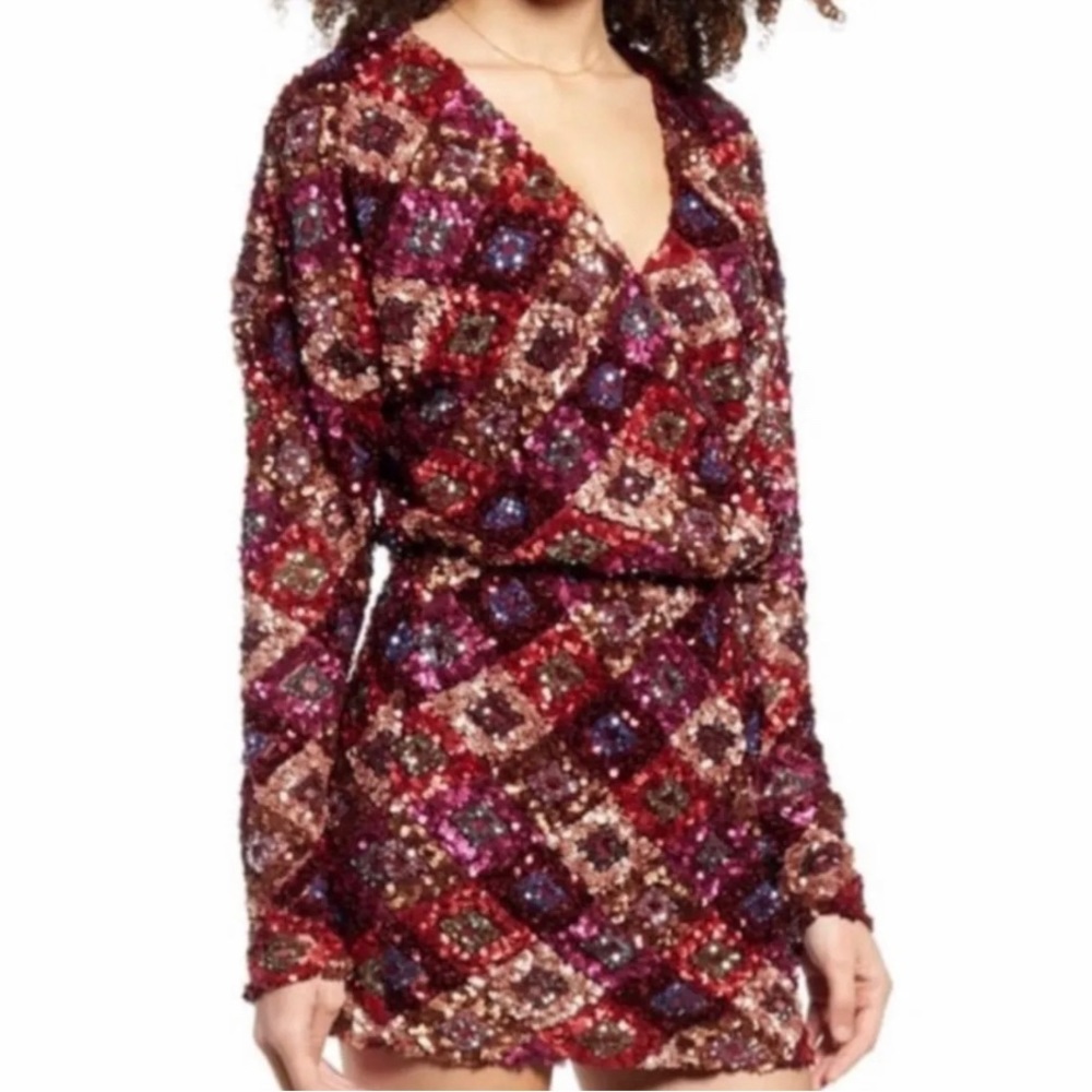 Endless Rose Sequin Sparkly Mini Dress, sz M NWT